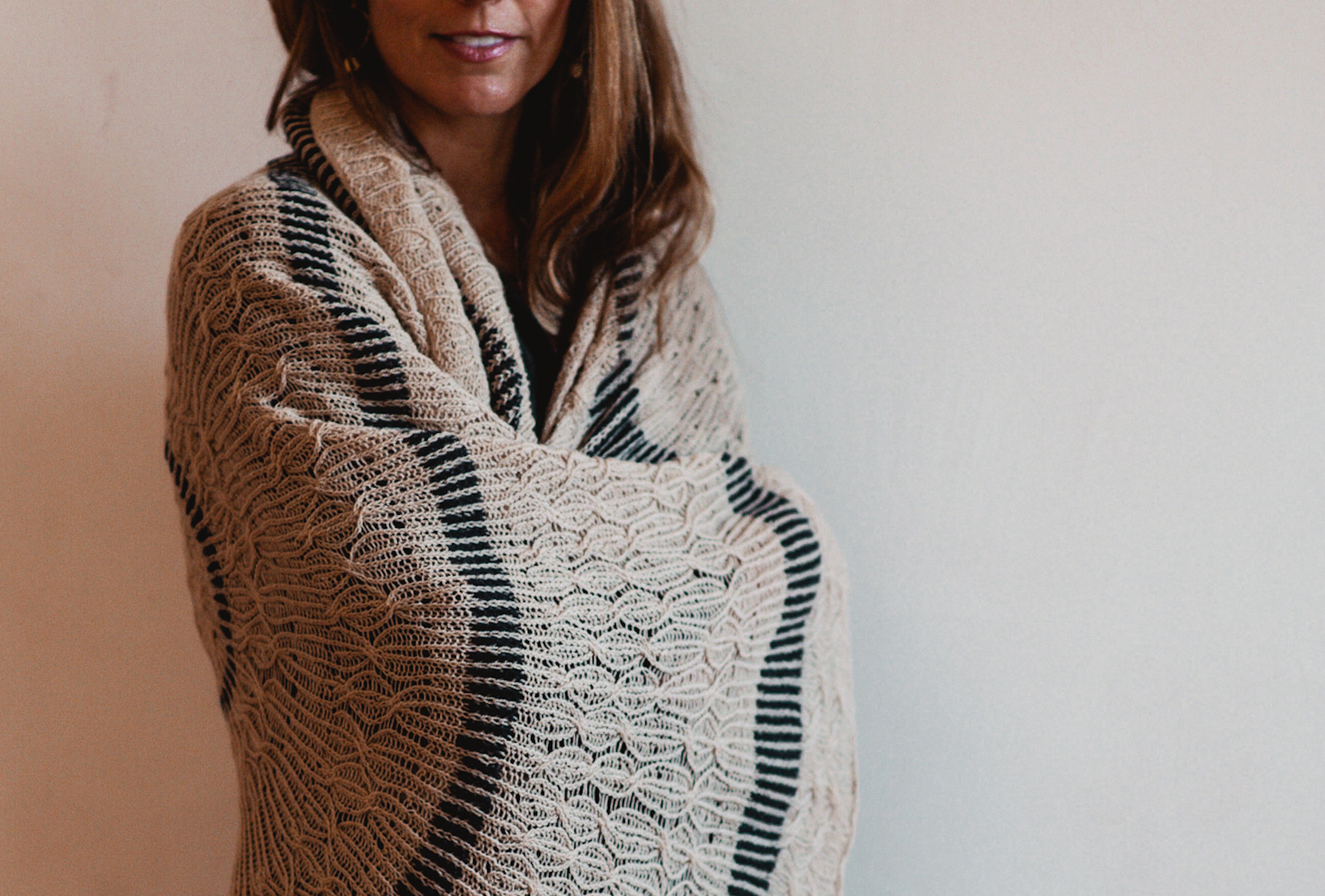 Nomadnoss Simply Enjoy Samon Shawl Strickset Kamel