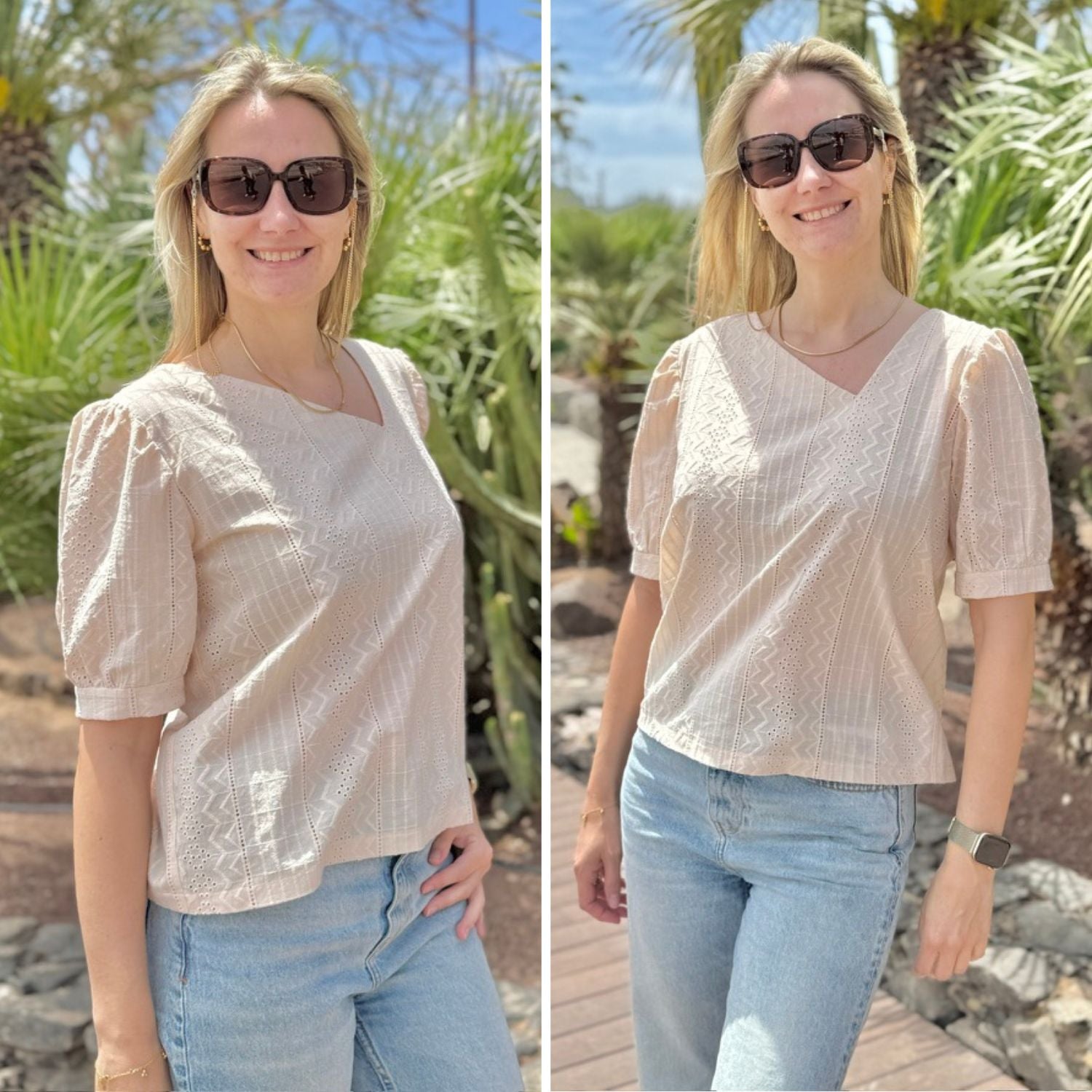 Sew4me CELINE Blusenshirt Schnittmuster Gr. 34-48 PDF Webware
