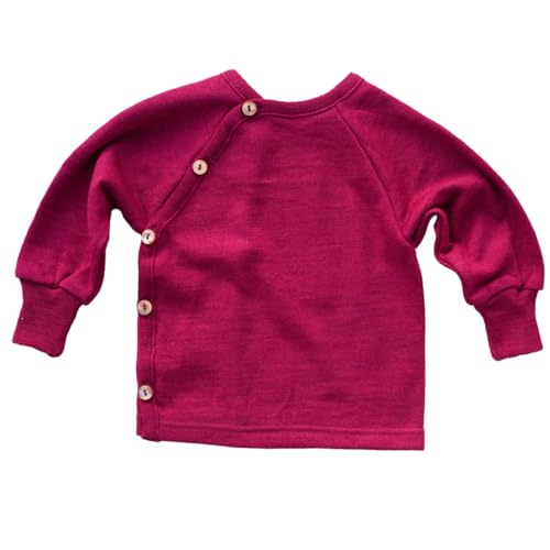 Reiff JaPu Wickeljacke Beere Wolle Seide mit Bündchen