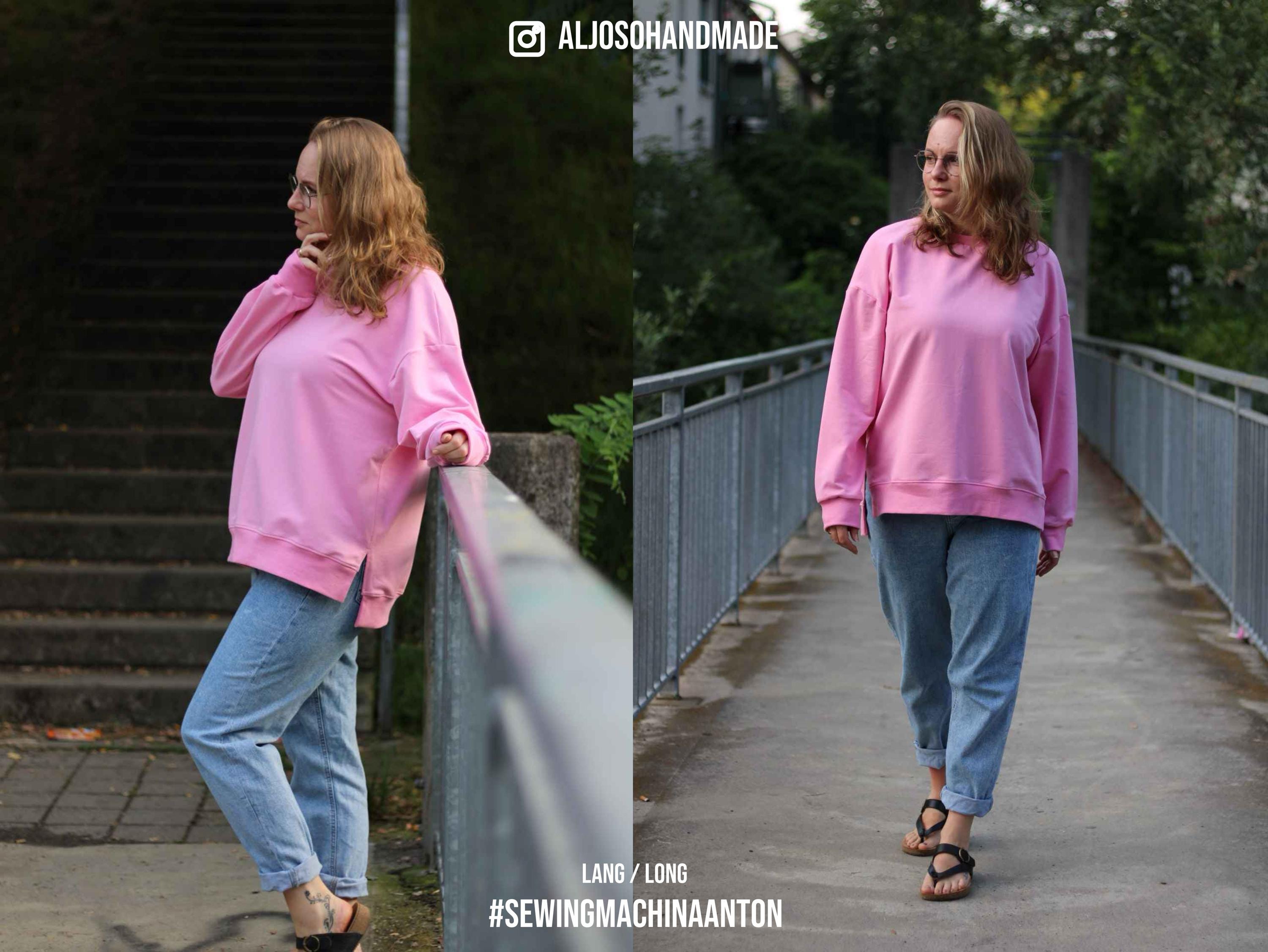 Sewingmachina Anton Oversize Pullover Schnittmuster PDF Sweat