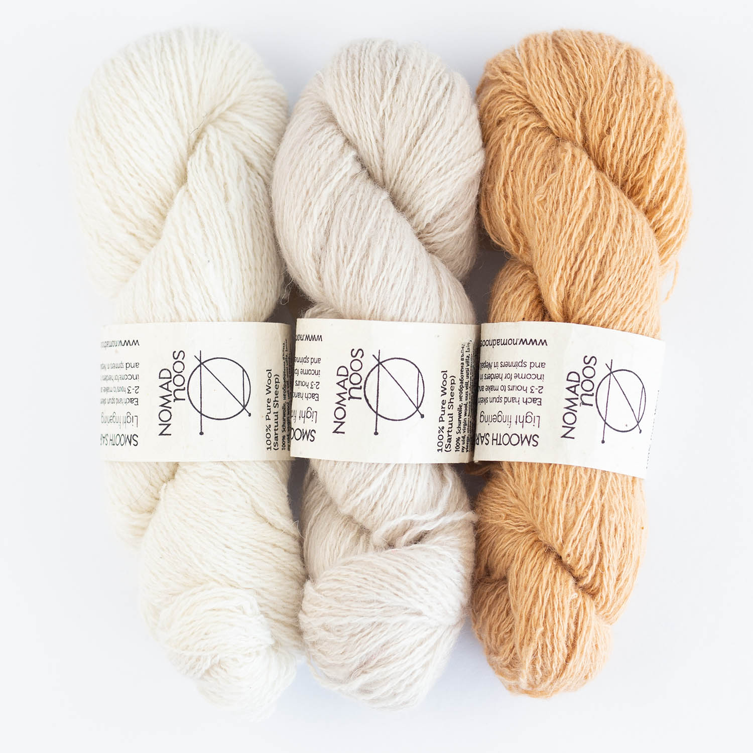 Nomadnoss Sartuul Smooth Sartuul Sheep Strickgarn Light Fingering 100% Schaf