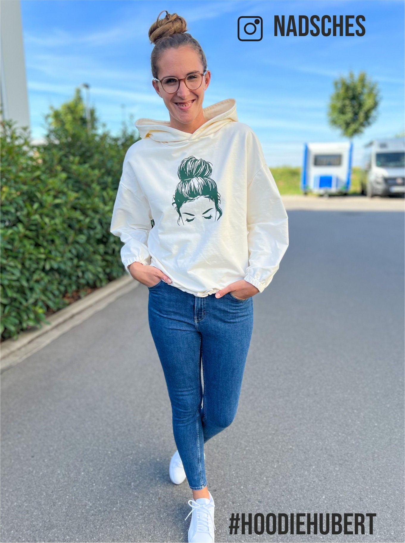 Sewingmachina Hubert Oversize Hoodie Schnittmuster 2 Längen