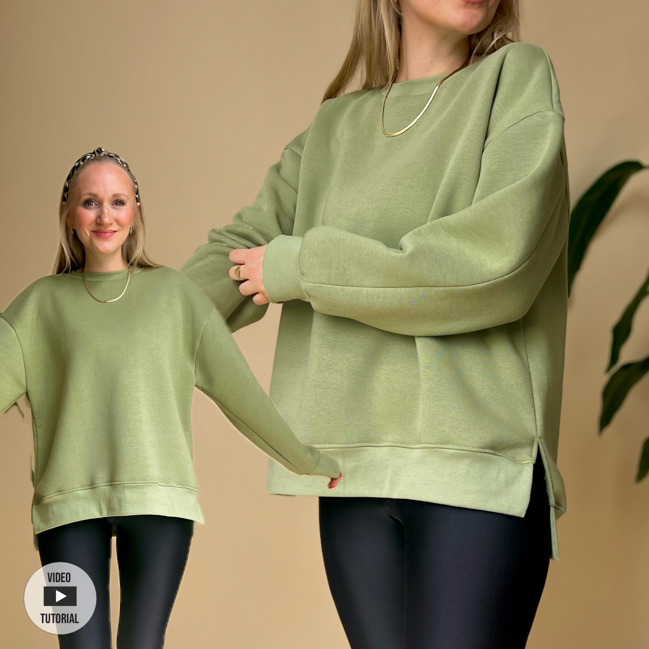 Sewingmachina Anton Oversize Pullover Schnittmuster PDF Sweat