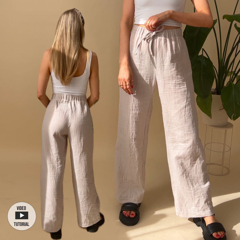 Sewingmachina Peter Palazzohose Schnittmuster Gummibund