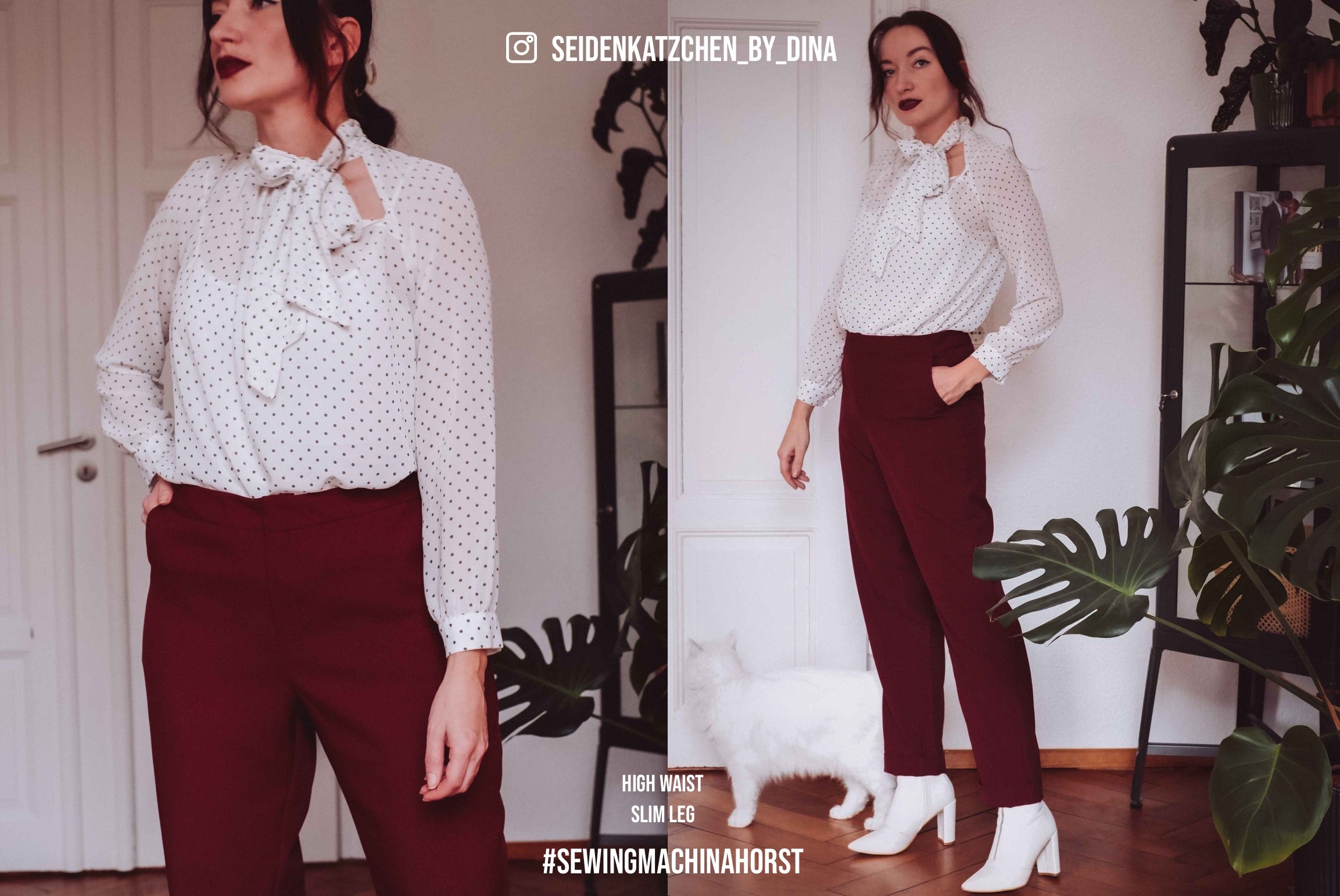 Sewingmachina Horst Hose Schnittmuster weit mit Formbund