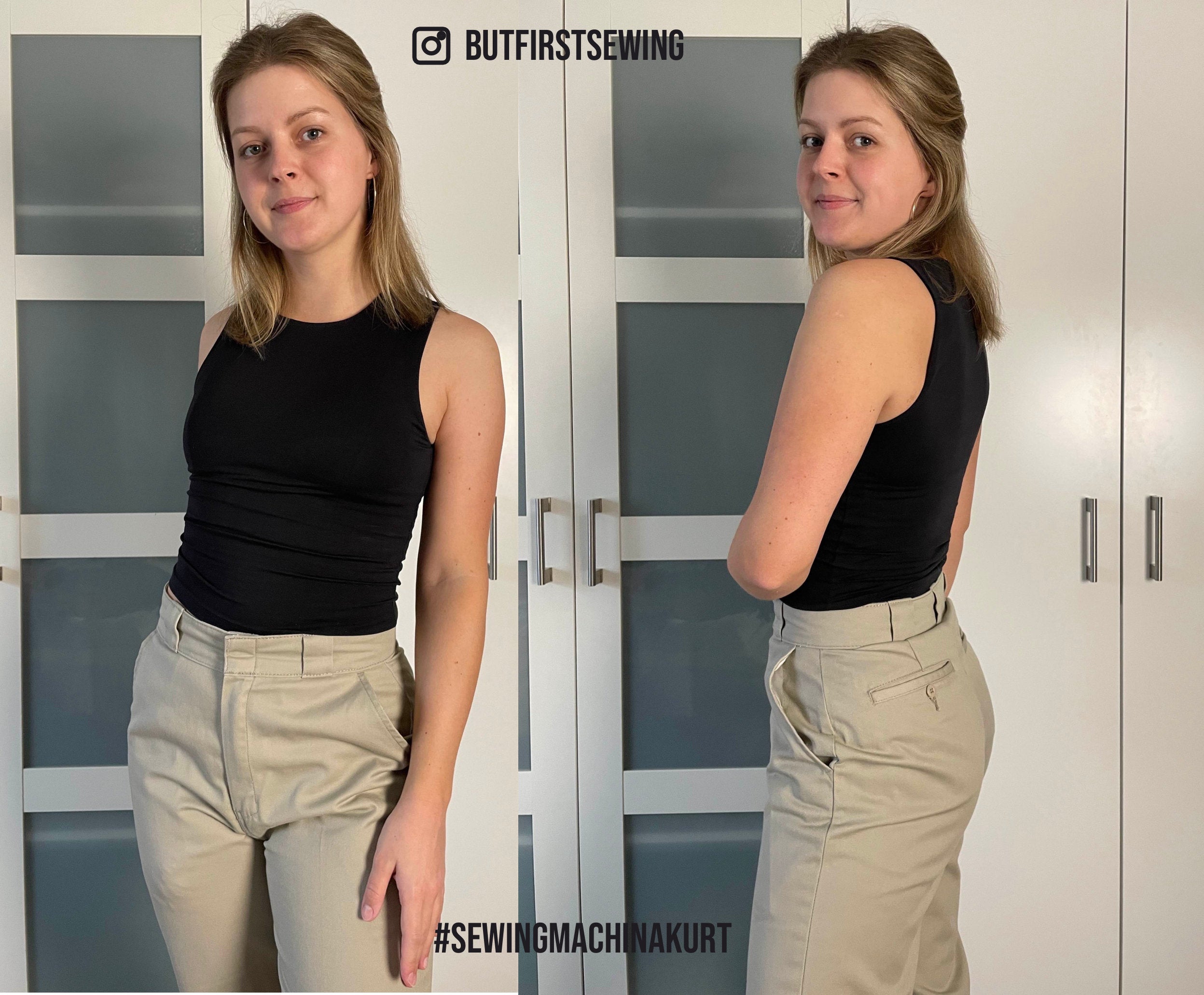 Sewingmachina Kurt Tanktop Schnittmuster PDF Rundhals
