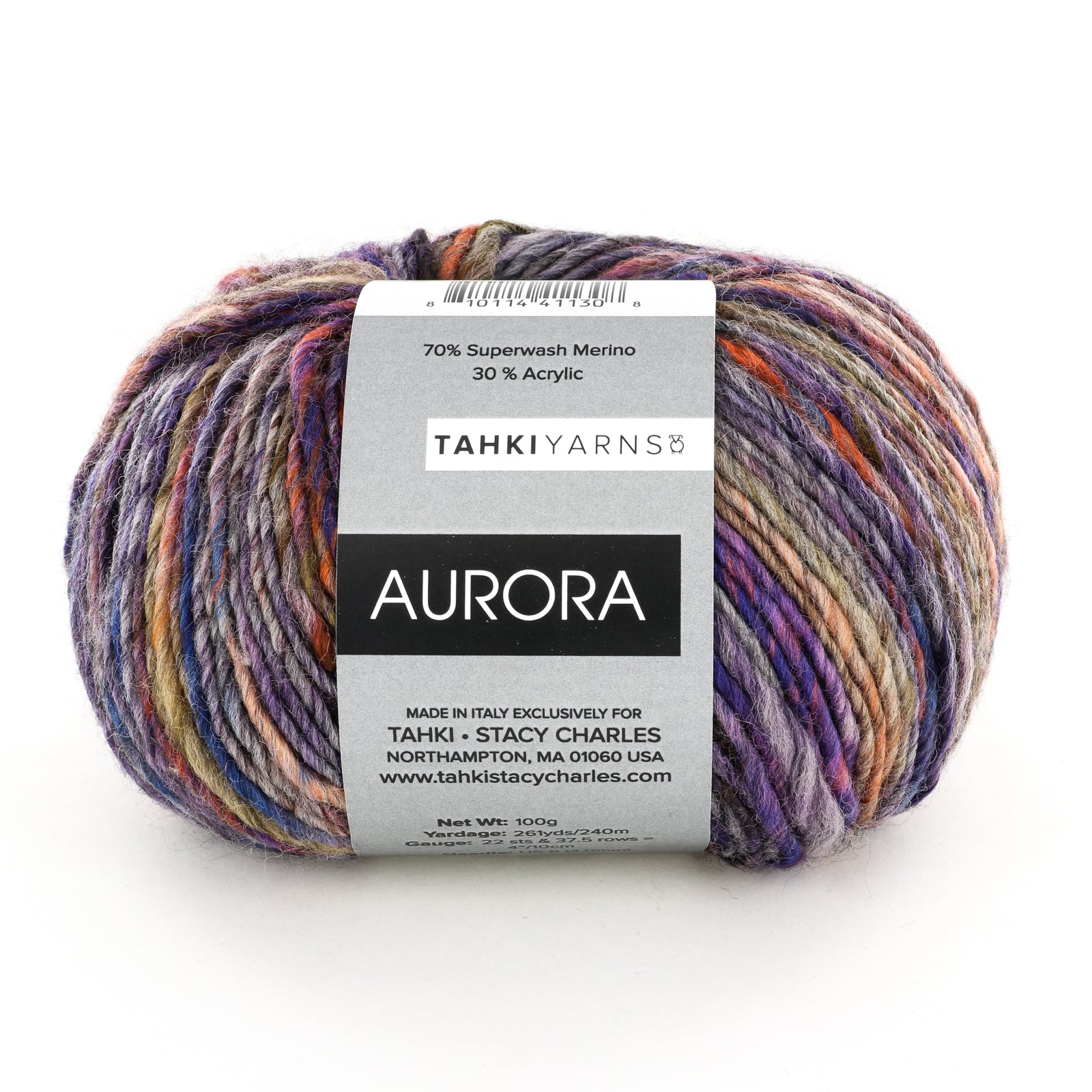 Tahki Yarns Aurora Strickgarn Wildflowers 4320 Merino