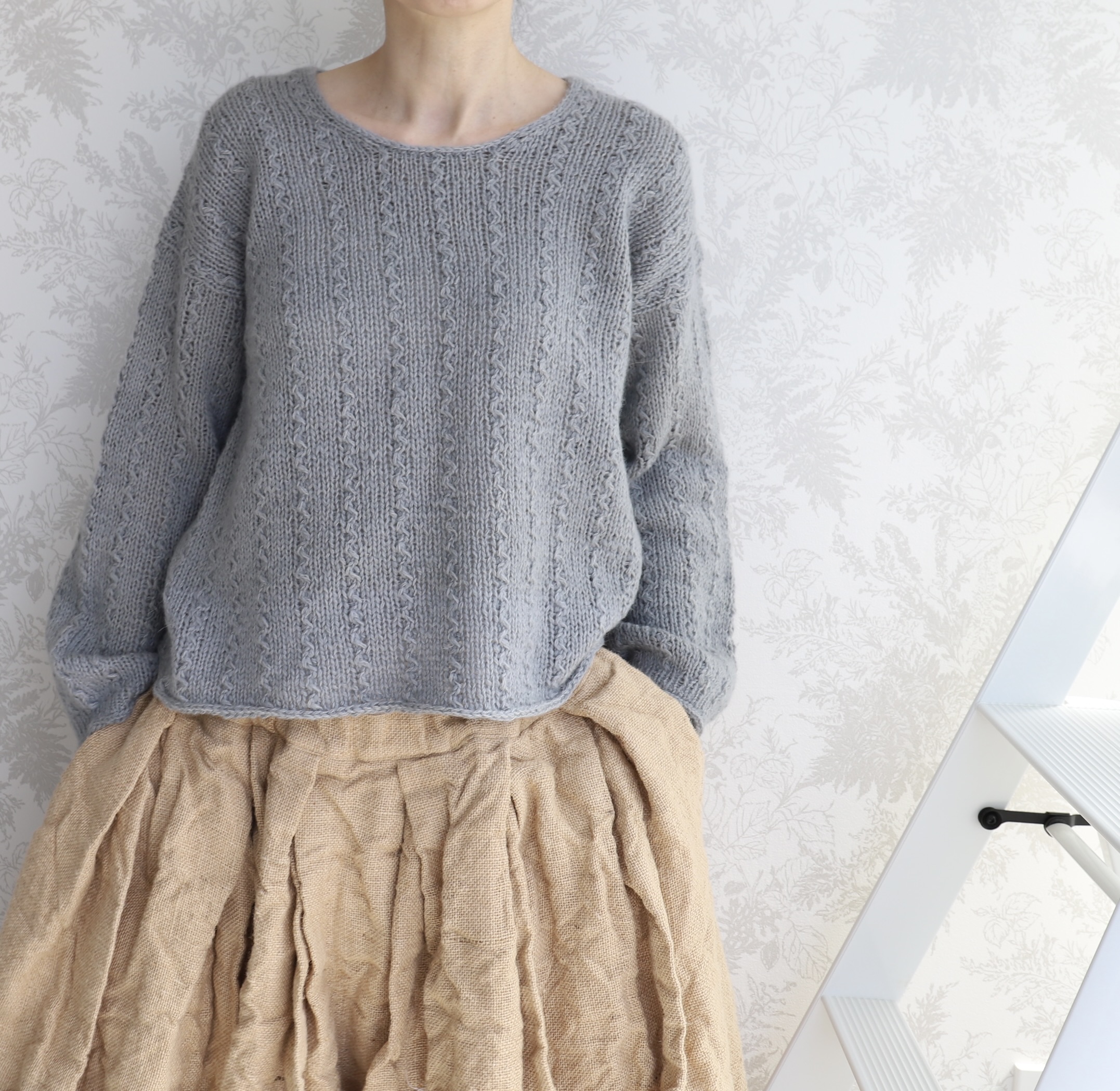 Nomadnoos Simply Enjoy Banana Sheep Pullover Strickkit Wolle