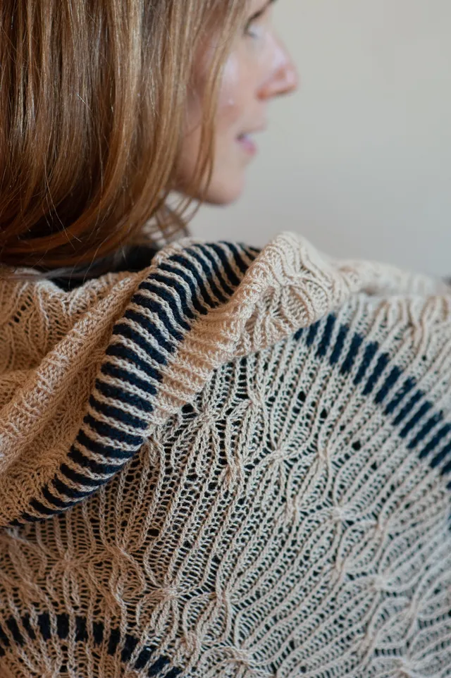 Nomadnoss Simply Enjoy Samon Shawl Strickset Kamel
