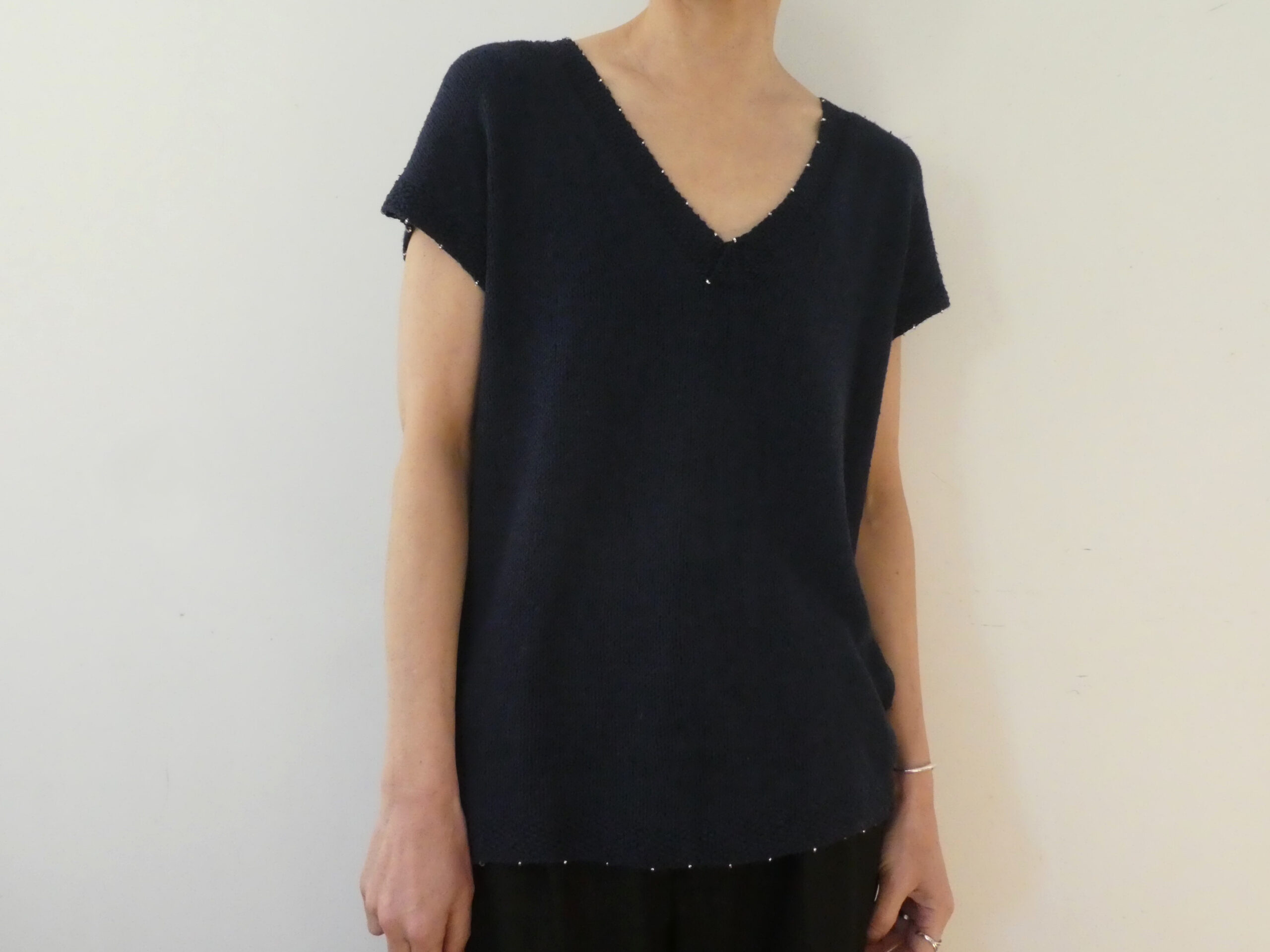 Nomadnoss Simply Enjoy Cosmic Wonder Top Strickset Seide
