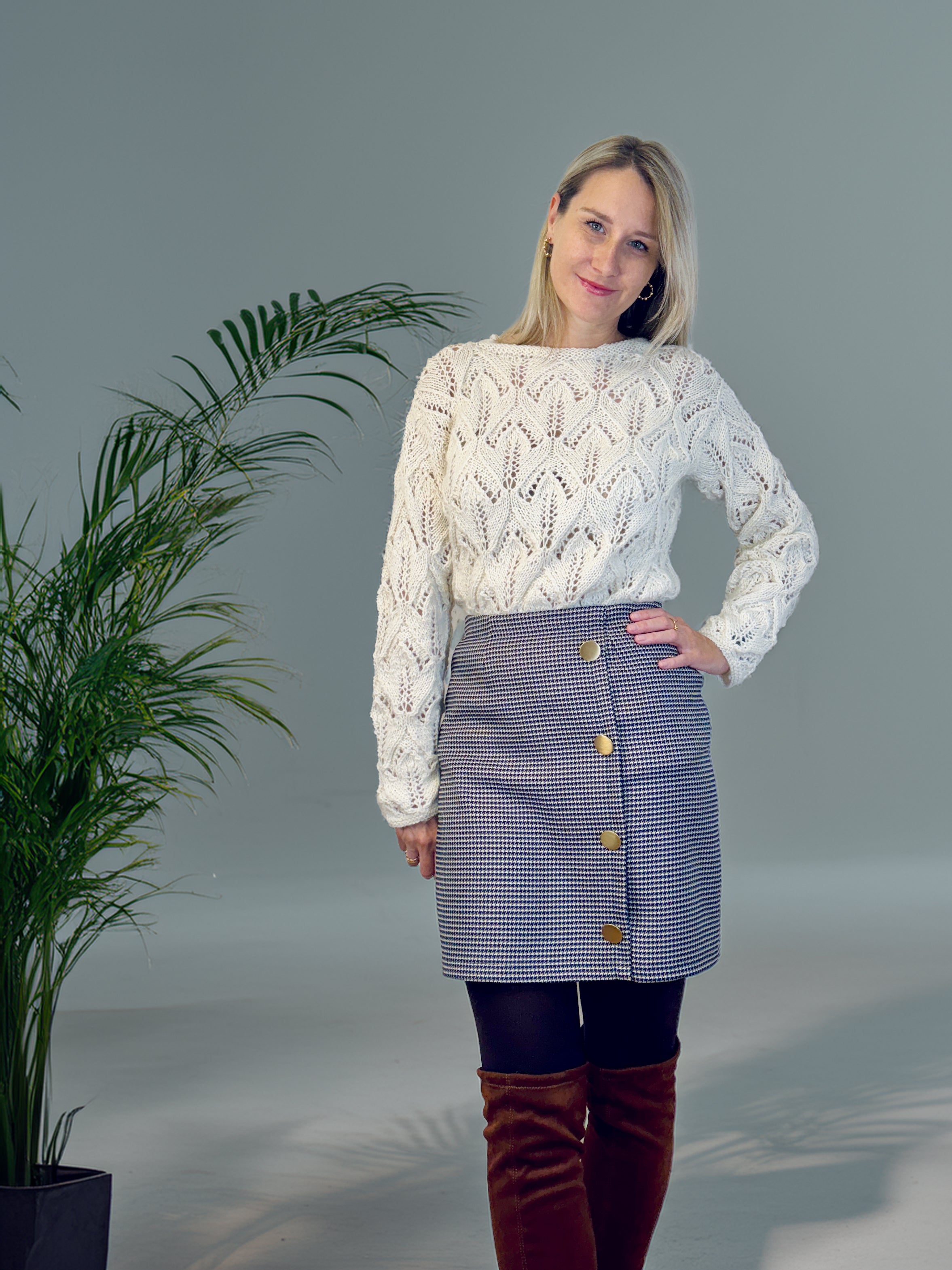 Sew4me LILLY Rock Schnittmuster Gr. 34-48 PDF Damen