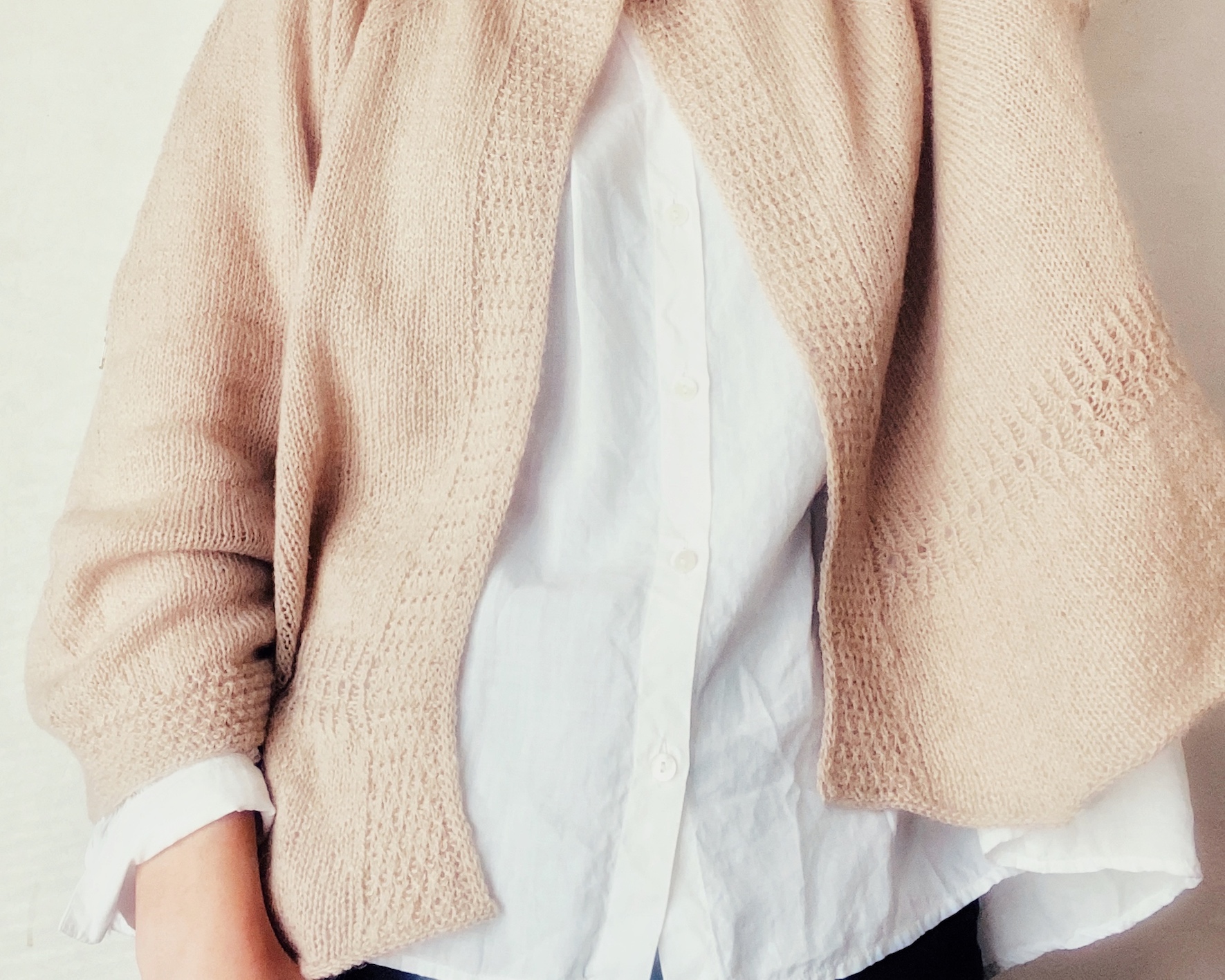Nomadnoss Timilai Cardigan Strickset Kamel Cropped XS-L