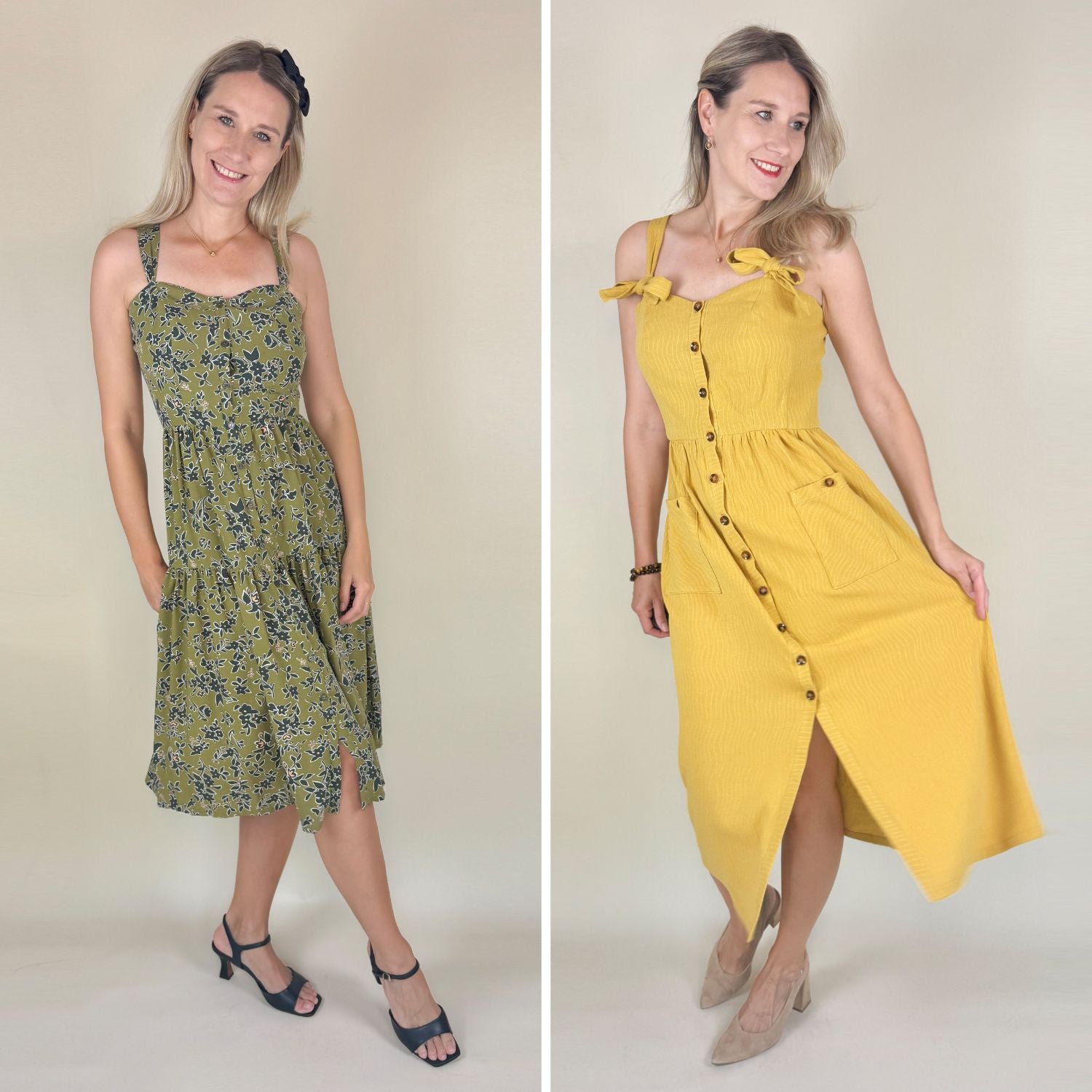 Sew4me Summer Kleid Schnittmuster Gr. 34-48 PDF Webware