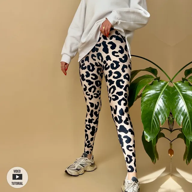 Sewingmachina Leo Leggings Schnittmuster PDF High-Waist 3 Längen