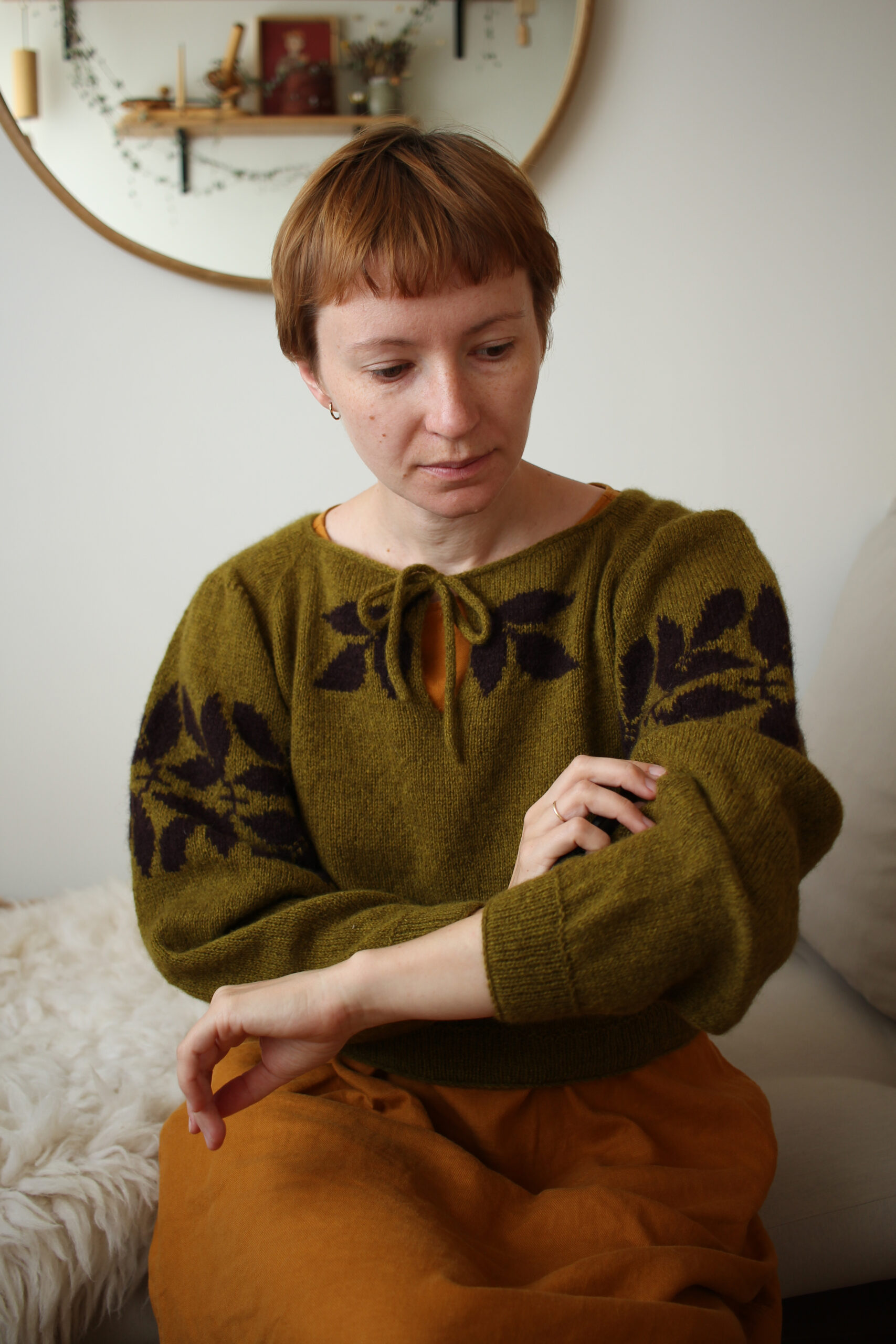 Nomadnoss Padolyst Bluse Strickkit Yak Teti Lutsak