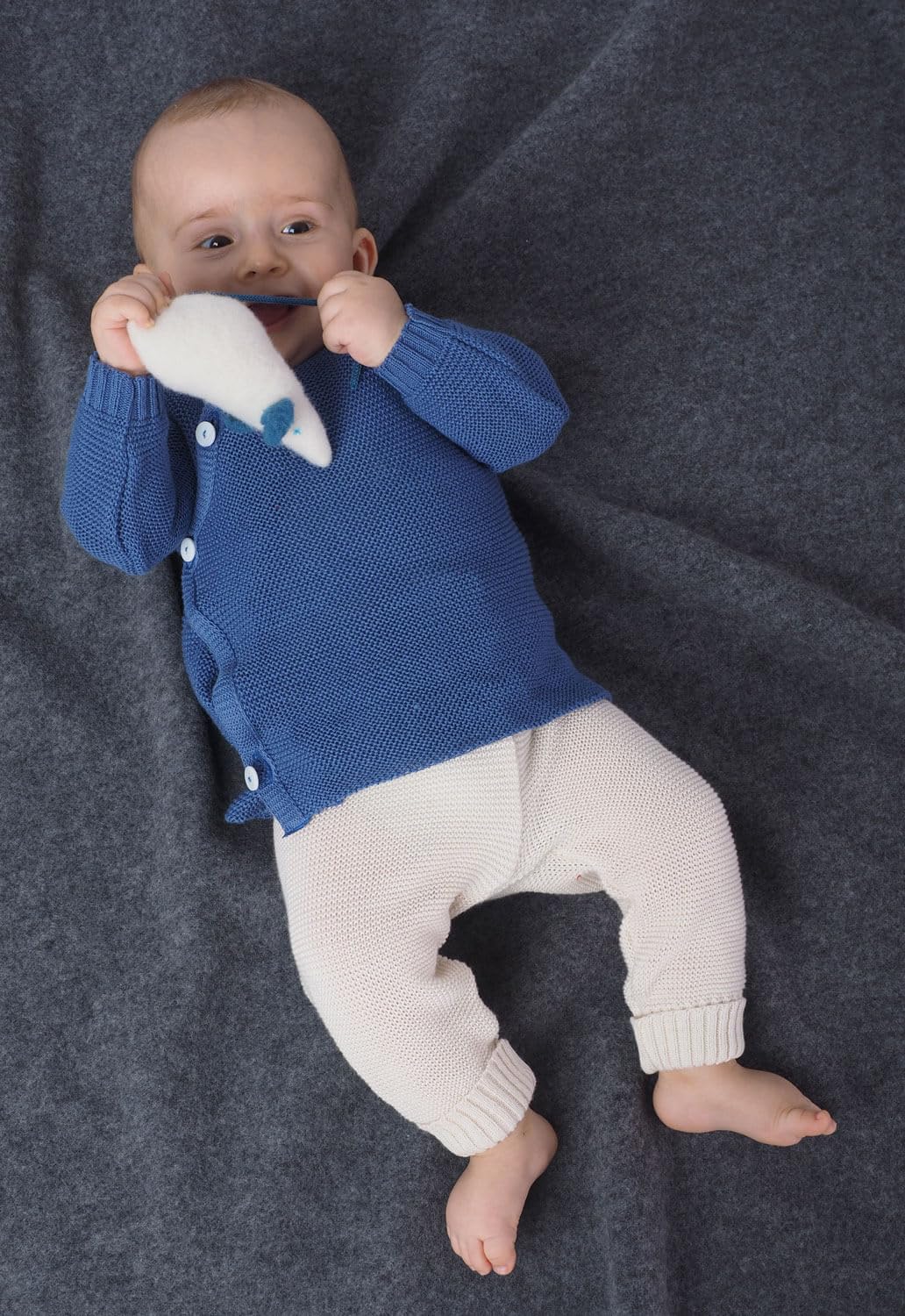 Reiff Schlüttli Uni Bio-Merino Pullover Fels kbT Wolle
