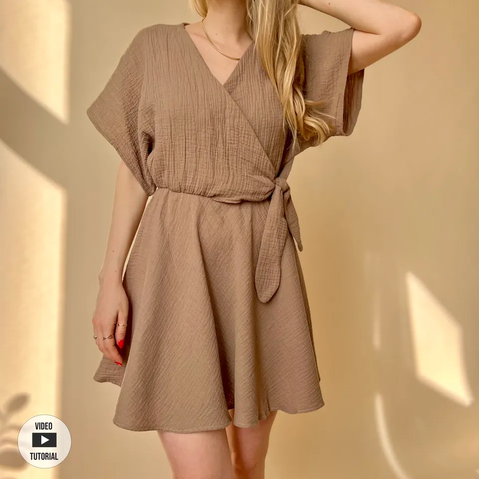 Sewingmachina Bernd Wickelkleid Schnittmuster PDF 18 Varianten