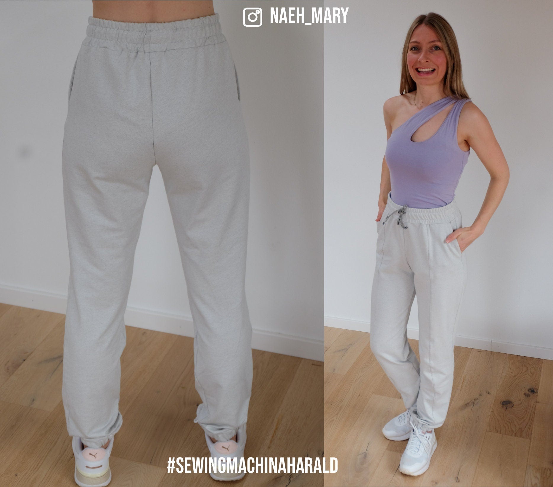 Sewingmachina Harald Jogginghose Schnittmuster Gummibund