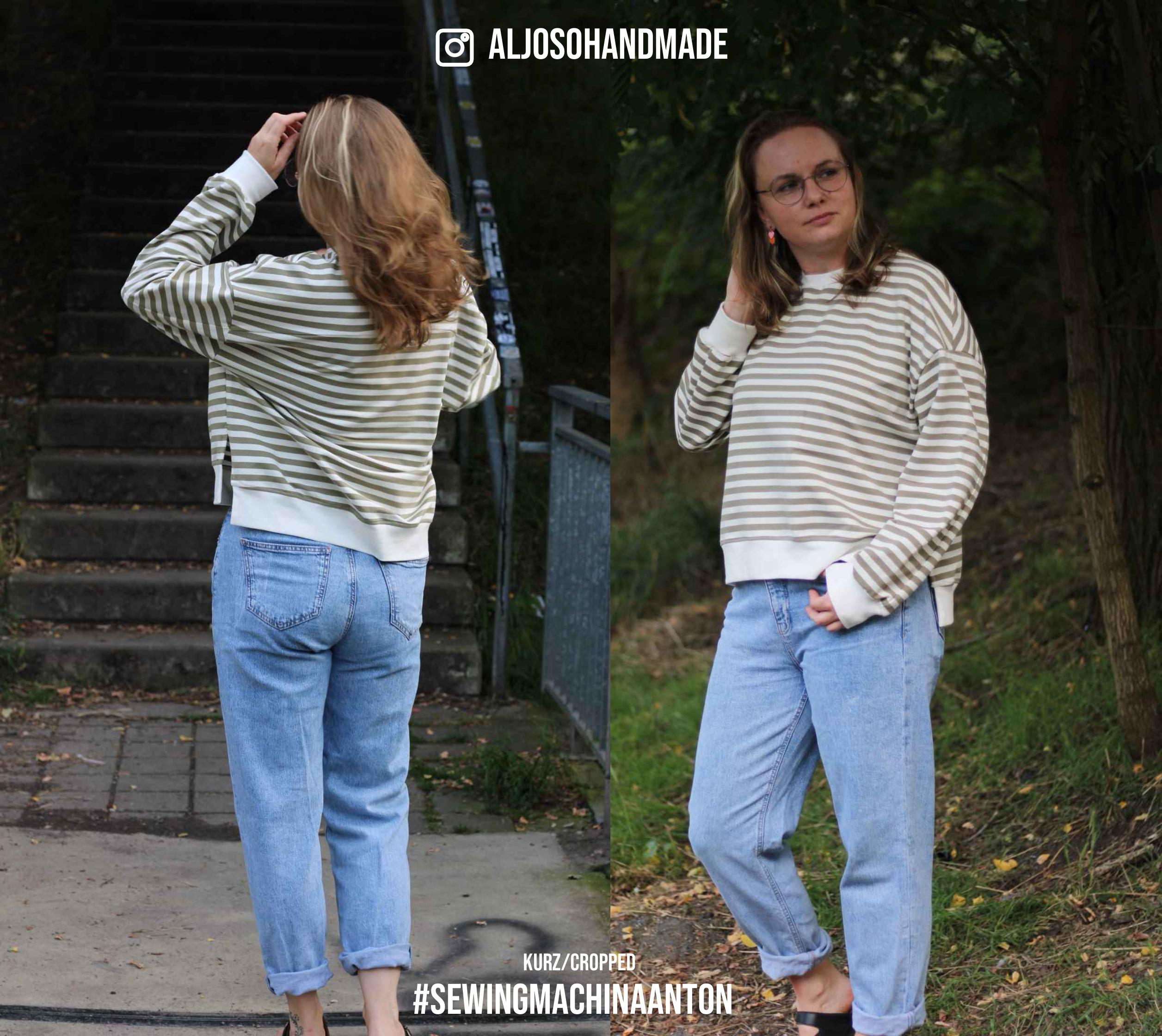 Sewingmachina Anton Oversize Pullover Schnittmuster PDF Sweat