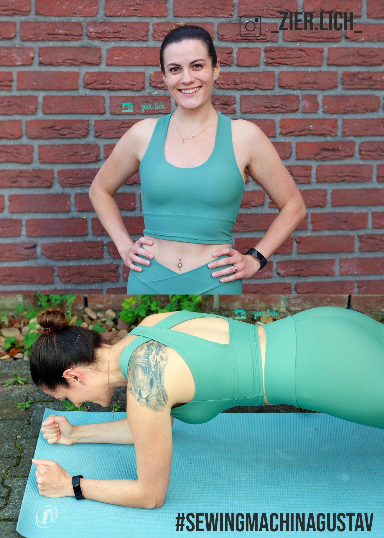 Sewingmachina Gustav Sporttop Schnittmuster PDF Lycra