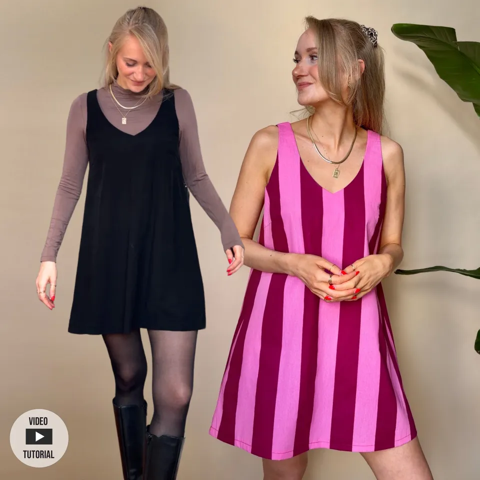 Sewingmachina Emil Kleid Top Schnittmuster PDF A-Linie