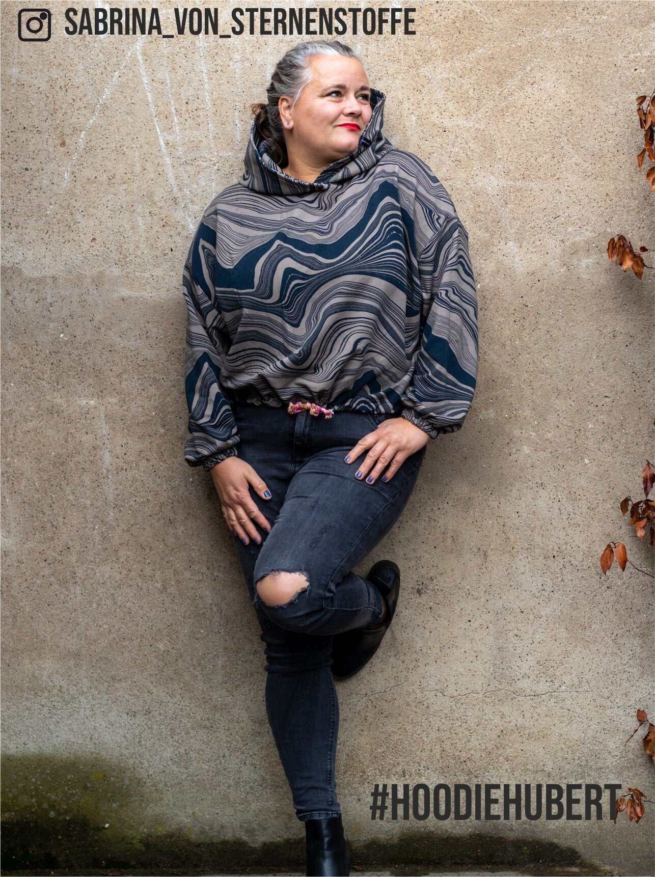 Sewingmachina Hubert Oversize Hoodie Schnittmuster 2 Längen