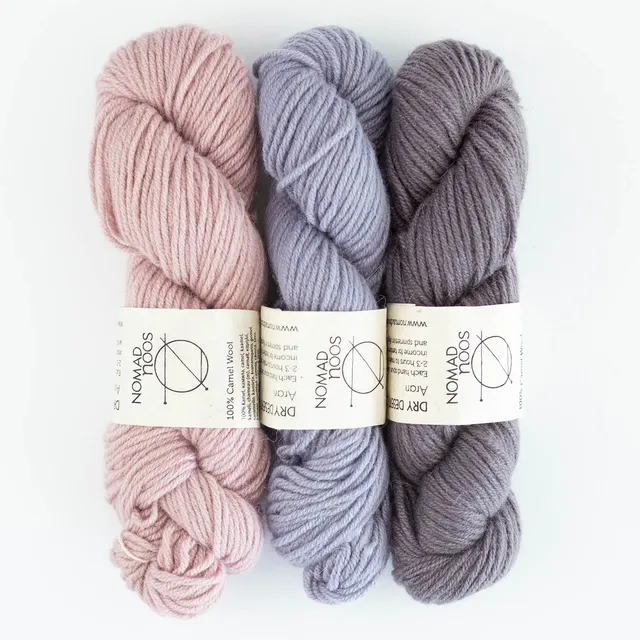 Nomadnoss Dry Desert Camel Strickgarn Aran Kamelwolle
