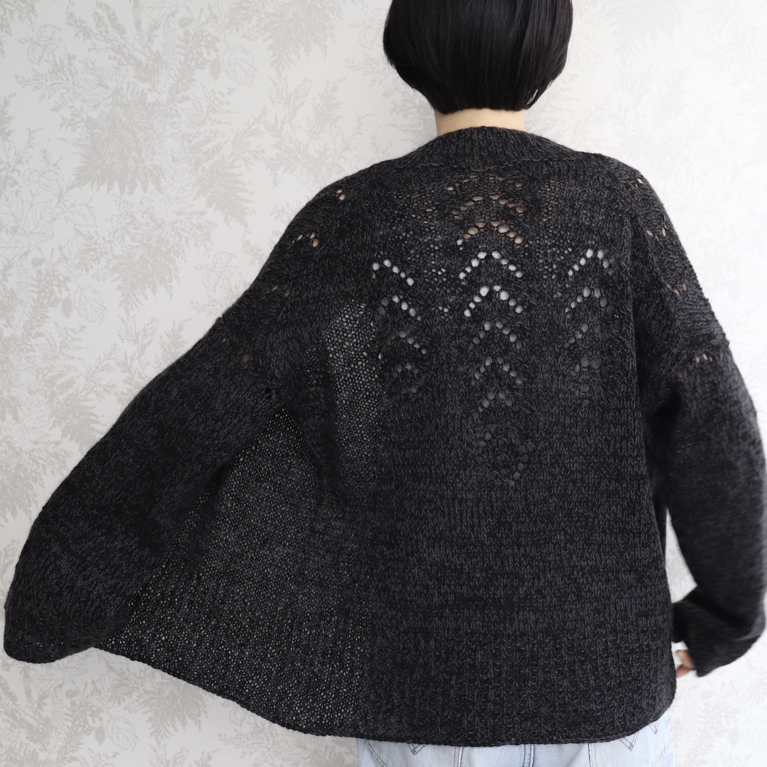 Nomadnoss Simply Enjoy Glicine Haori Cardigan Strickset Yak
