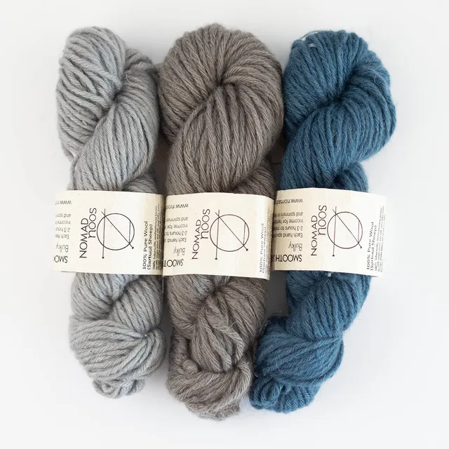 Nomadnoss Smooth Sartuul Strickgarn Bulky 100% Schafwolle