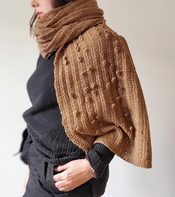 Nomadnoss Simply Enjoy Dyyni Schal Strickset Kamelhaar