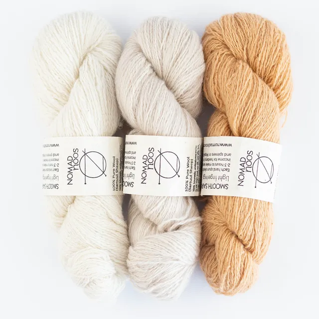Nomadnoss Sartuul Smooth Sartuul Sheep Strickgarn Light Fingering 100% Schaf