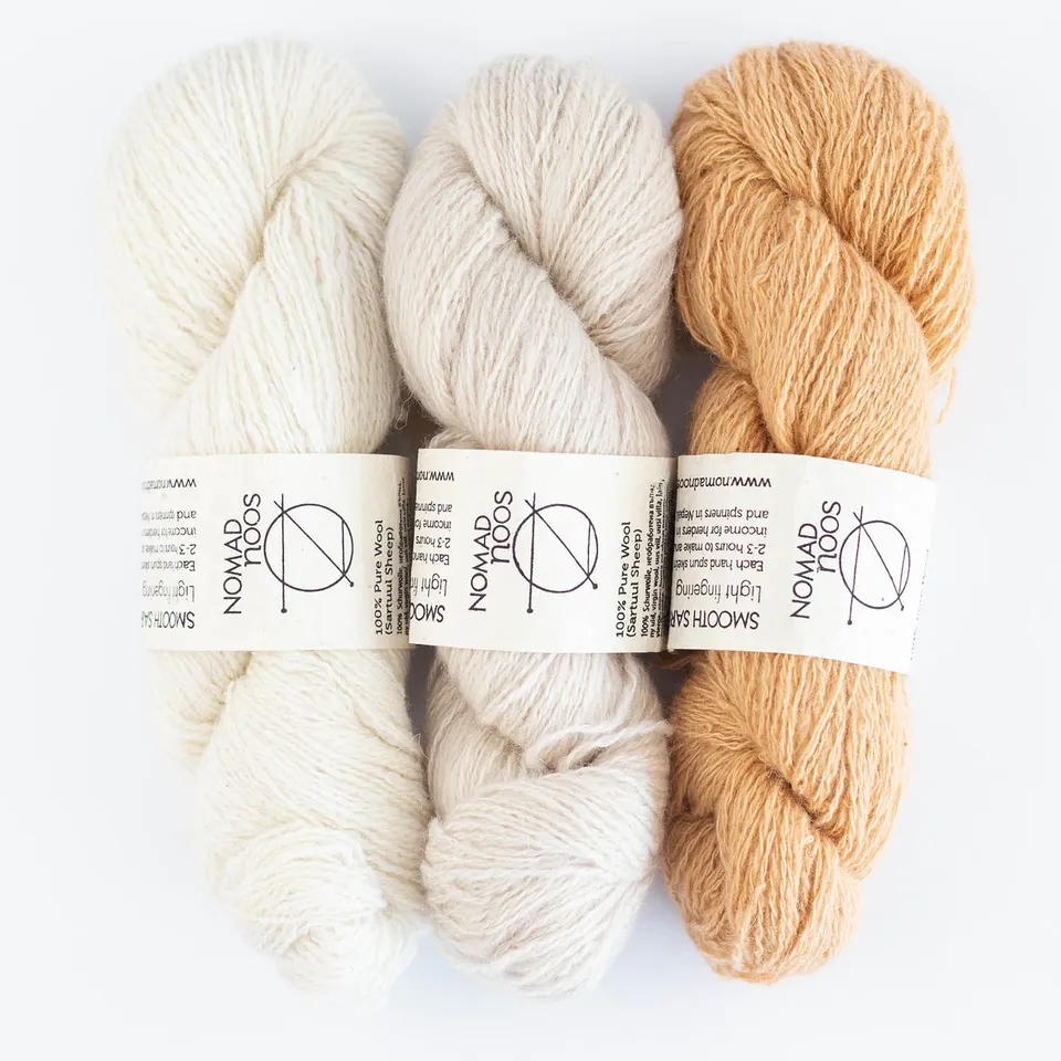 Nomadnoss Sartuul Smooth Sartuul Sheep Strickgarn Light Fingering 100% Schaf