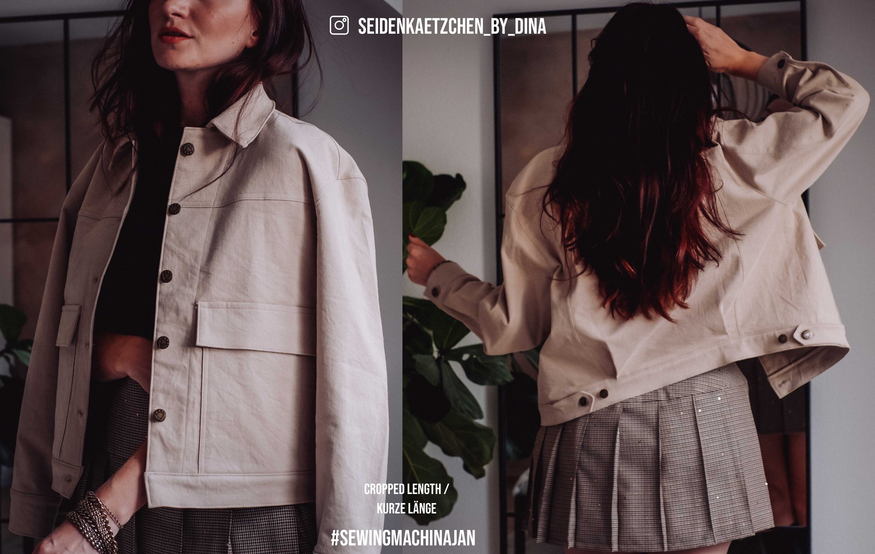 Sewingmachina Jan Jeansjacke Schnittmuster PDF Oversize