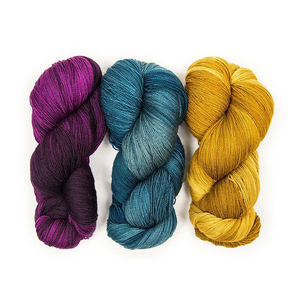 Portland Lace 3er Wollpaket Strickgarn Happy Hour 300g