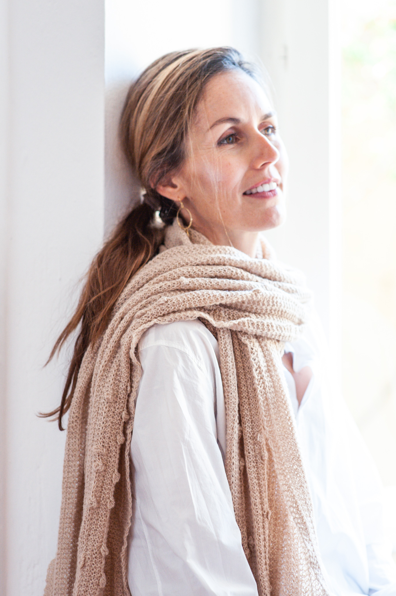 Nomadnoss Simply Enjoy Dyyni Schal Strickset Kamelhaar