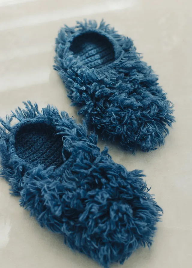 Nomadnoss Simply Enjoy Olla Slippers Strickset Aran