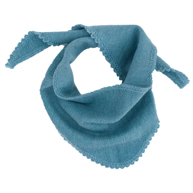 Reiff Halstuch Baby Aqua Merino Seide Dreieckstuch