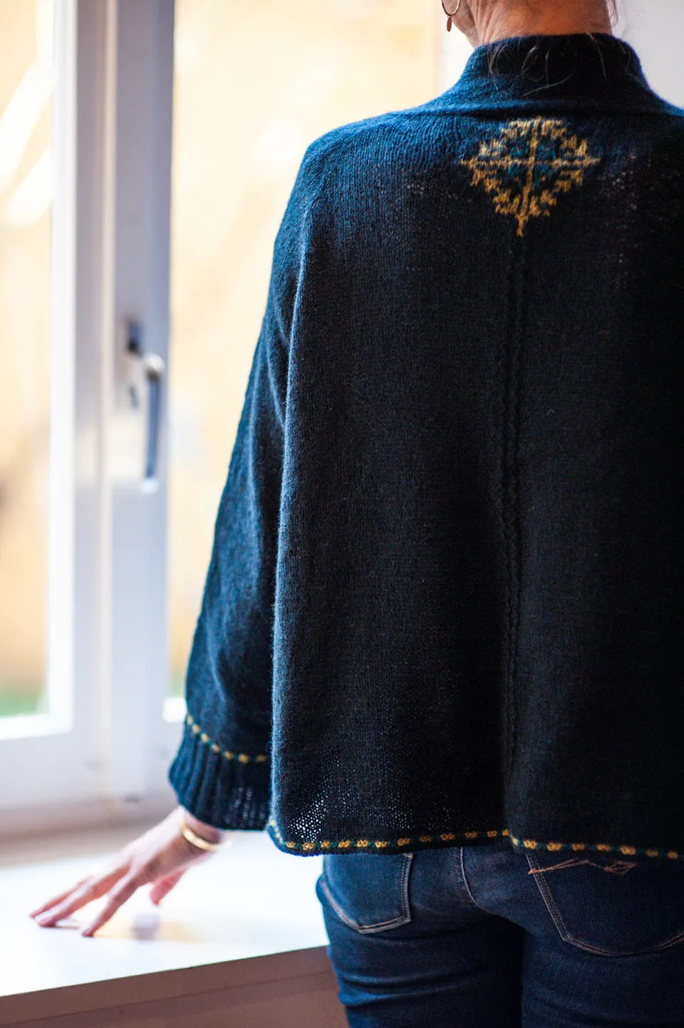 Nomadnoss Ryn Flower Cardigan Strickset Yak XS-2XL