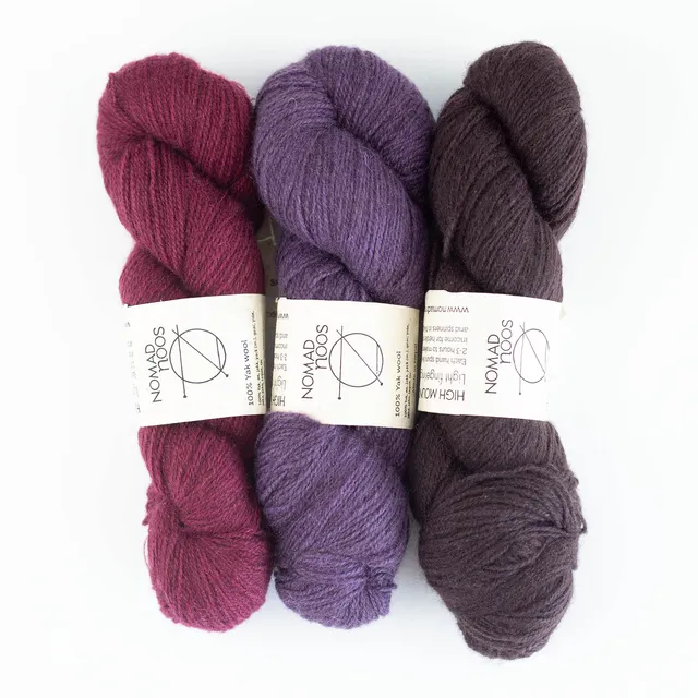 Nomadnoss Yak High Mountain Yak Strickgarn Light Fingering 100% Yak
