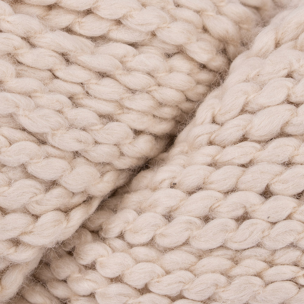 Tahki Hatteras Strickgarn White 1 Bio-Baumwolle Chunky