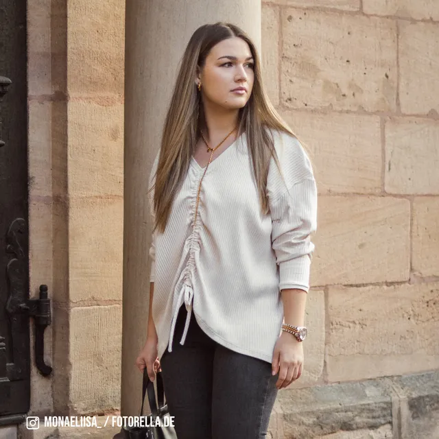 Sewingmachina Fred Pullover Schnittmuster PDF Oversize Raffung