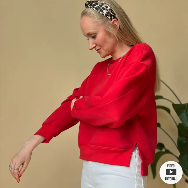 Sewingmachina Anton Oversize Pullover Schnittmuster PDF Sweat