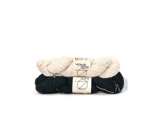 Nomadnoss Sensuiji Mütze Strickkit Yak einfarbig
