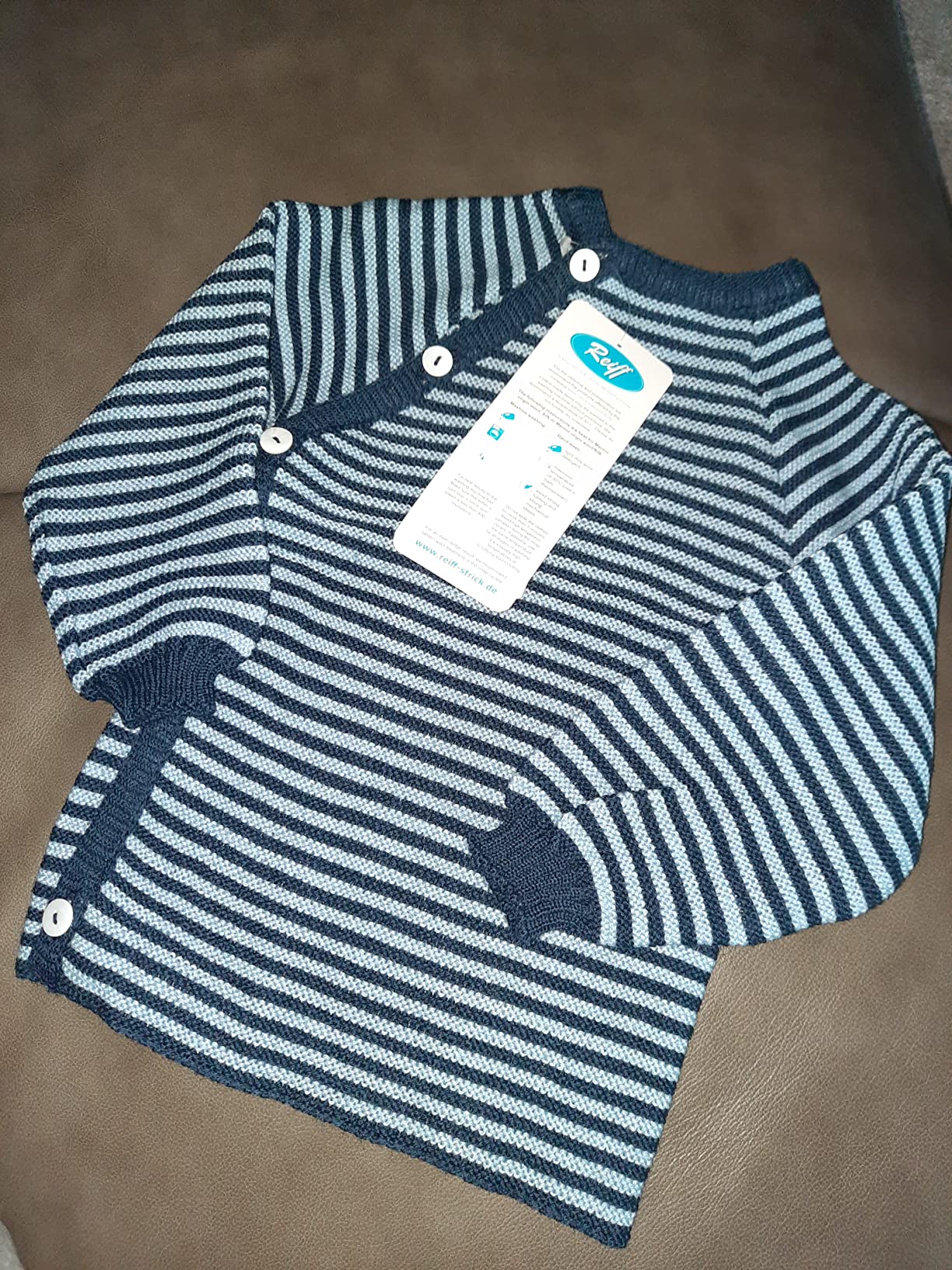 Reiff Schlüttli Uni Bio-Merino Pullover Fels kbT Wolle