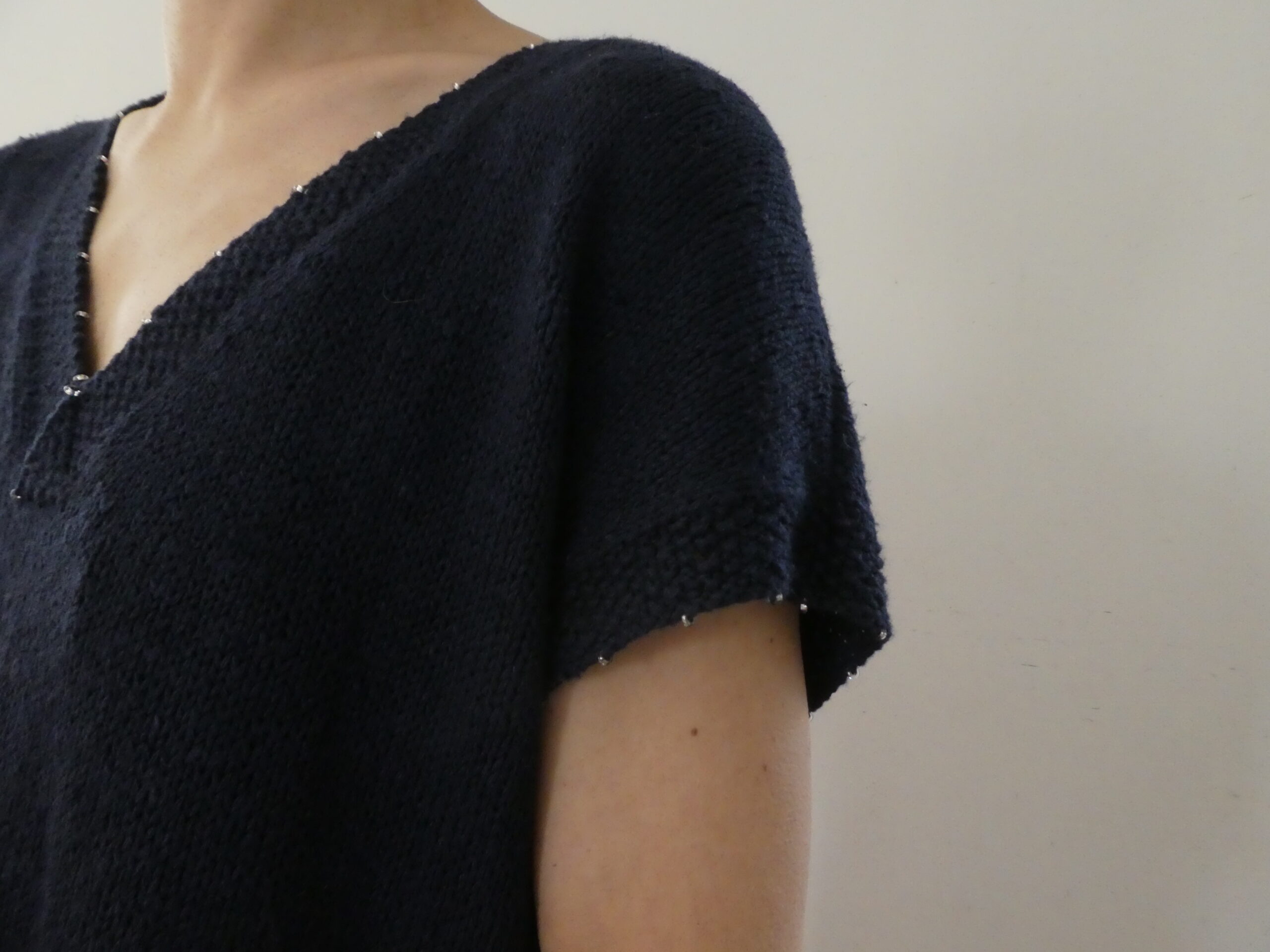 Nomadnoss Simply Enjoy Cosmic Wonder Top Strickset Seide