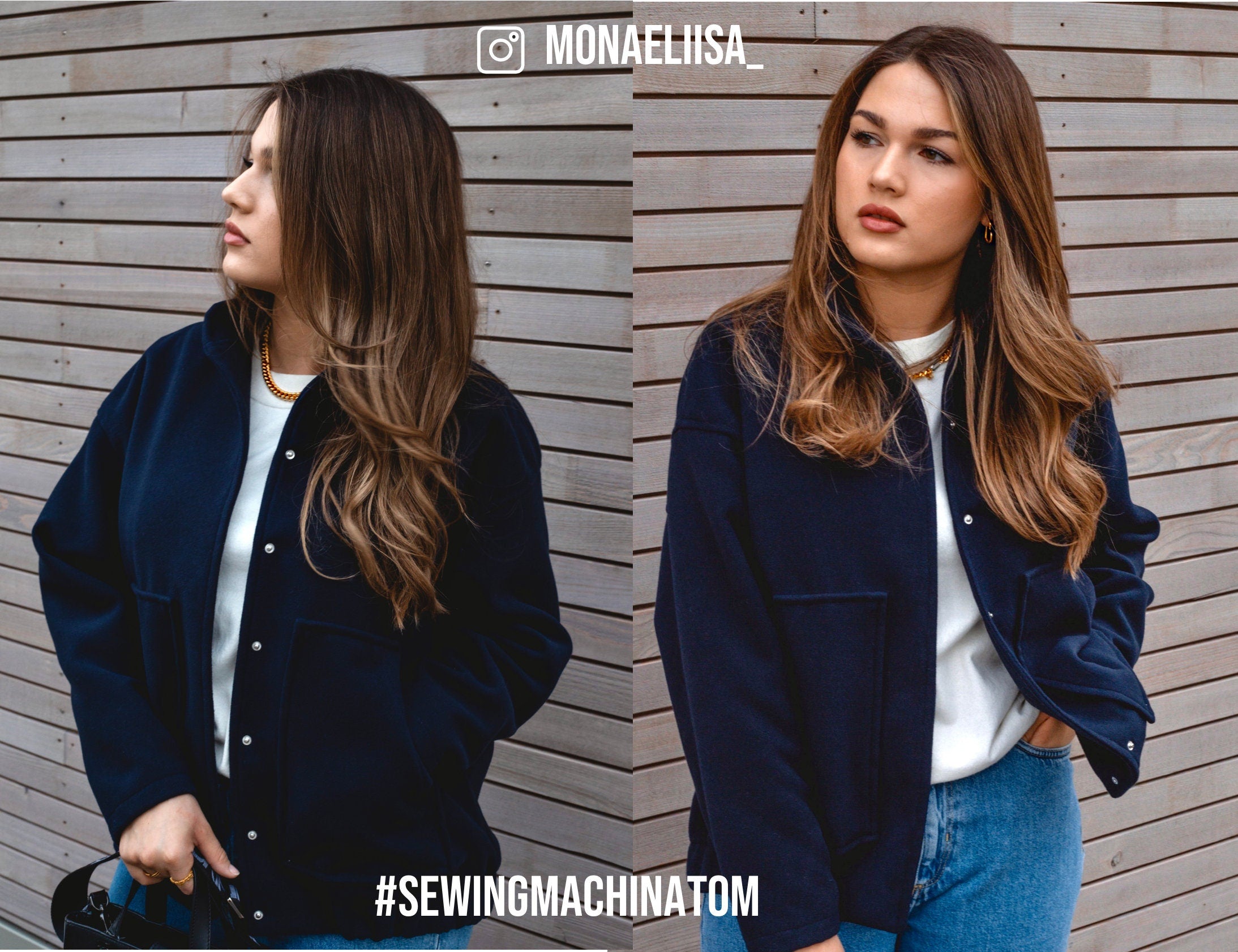 Sewingmachina Tom Bomberjacke Schnittmuster PDF Oversize