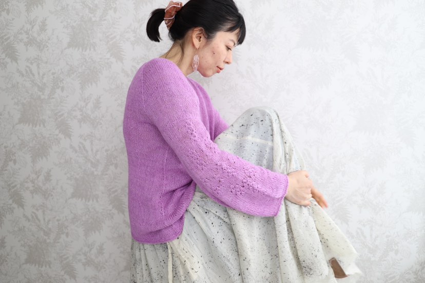Nomadnoss Simply Enjoy Koeda Sumile Pullover Strickset Seide