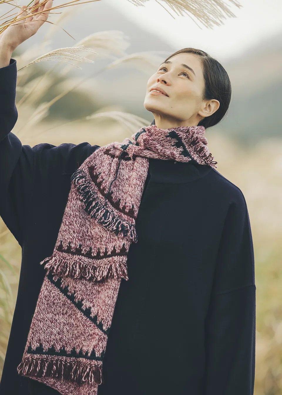 Nomadnoos Simply Enjoy Wind Schal Strickkit Yak Sartuul