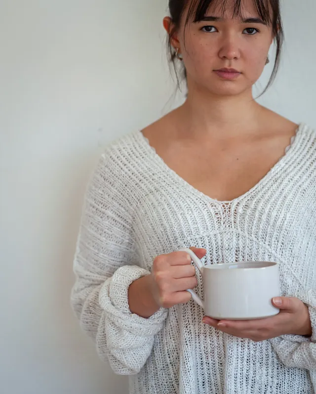 Nomadnoss Simply Enjoy Shizen Pullover Strickset Banane