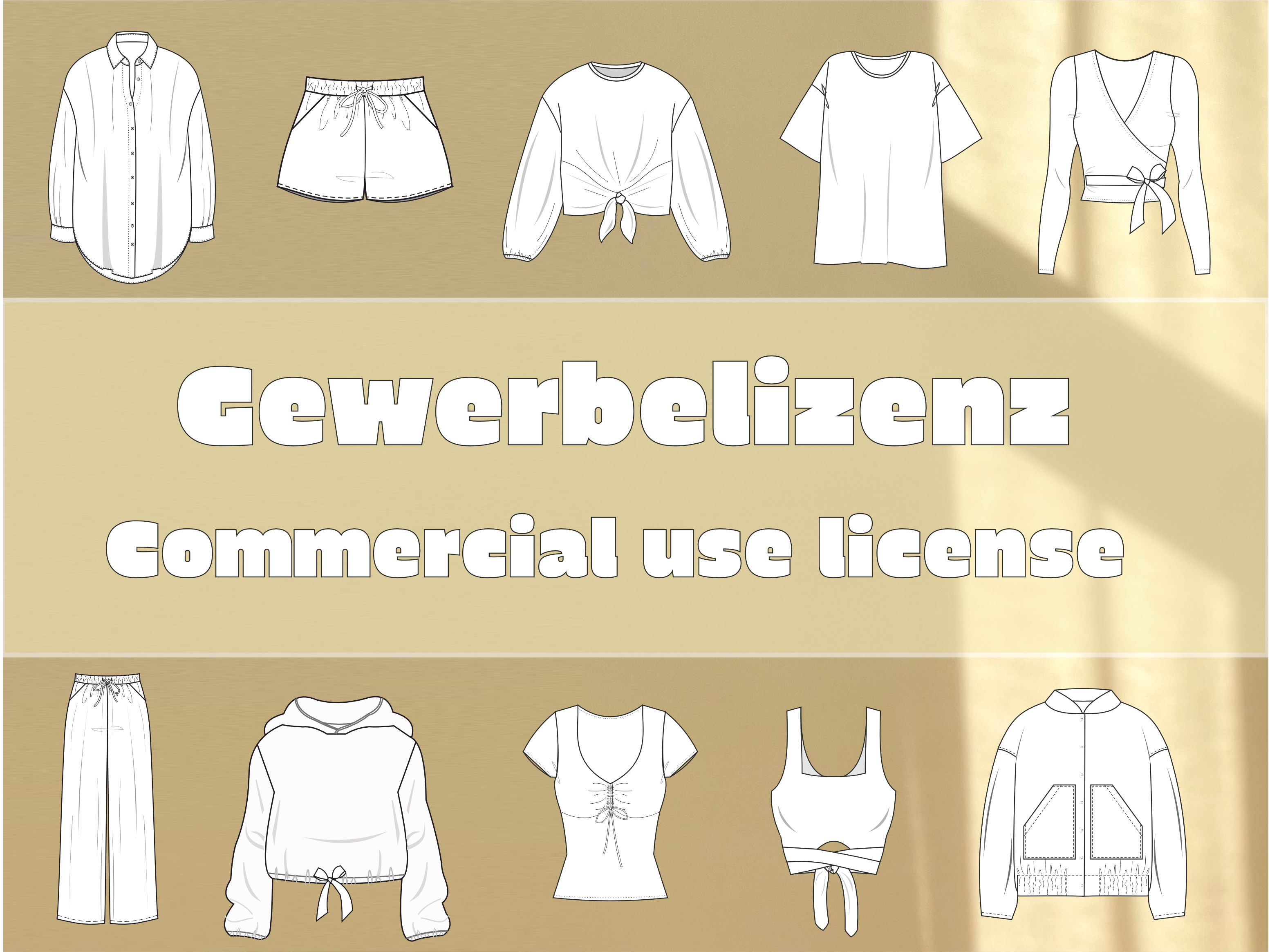 Sewingmachina Gewerbelizenz Schnittmuster Lizenz pro Schnitt